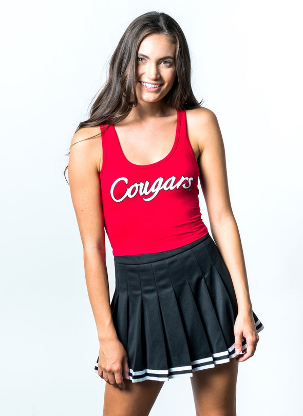 University of Houston - Cropped Tank Top - Red