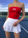 Ohio State - The Embroidered Stadium Tube Top - Red
