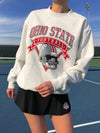 Ohio State - Vintage Crewneck Sweatshirt - Ash Grey