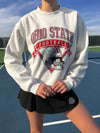 Ohio State - Vintage Crewneck Sweatshirt - Ash Grey