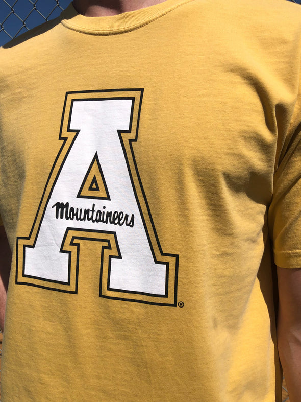 Appalachian State University - Classic Logo Tee - Yellow