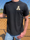 Appalachian State - The University Embroidered Tee - Black