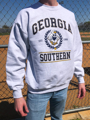 Georgia Southern University - Vintage Crewneck Sweatshirt - Ash Grey