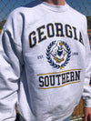 Georgia Southern University - Vintage Crewneck Sweatshirt - Ash Grey