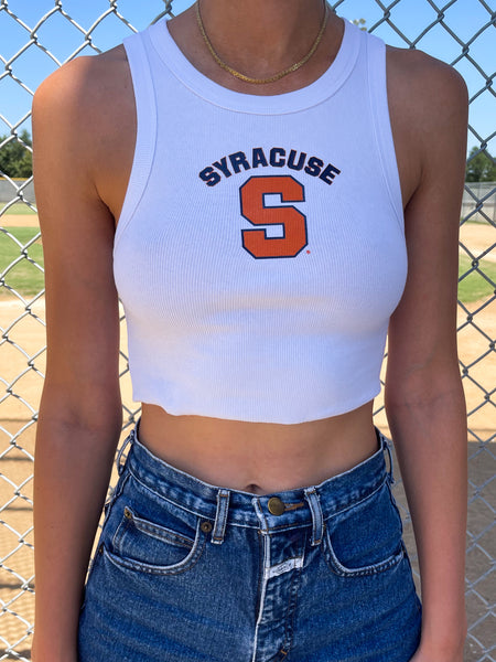 Syracuse University - The Tailgate Tank Top - White