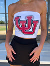 University of Utah - The Stadium Tube Top - White