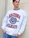 University of Arizona - Vintage Crewneck Sweatshirt - Ash Grey