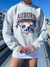 Auburn University - Vintage Football Crewneck Sweatshirt - Ash Grey