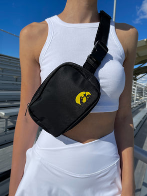 University of Iowa - The Campus Rec Pack Belt Bag - Black