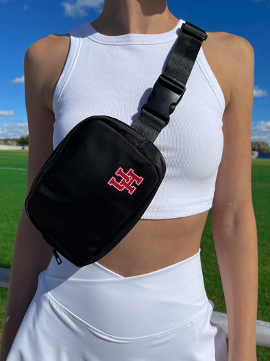 University of Houston - The Campus Rec Pack Belt Bag - Black