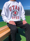 University of Utah - Vintage Sweatshirt - Ash Grey