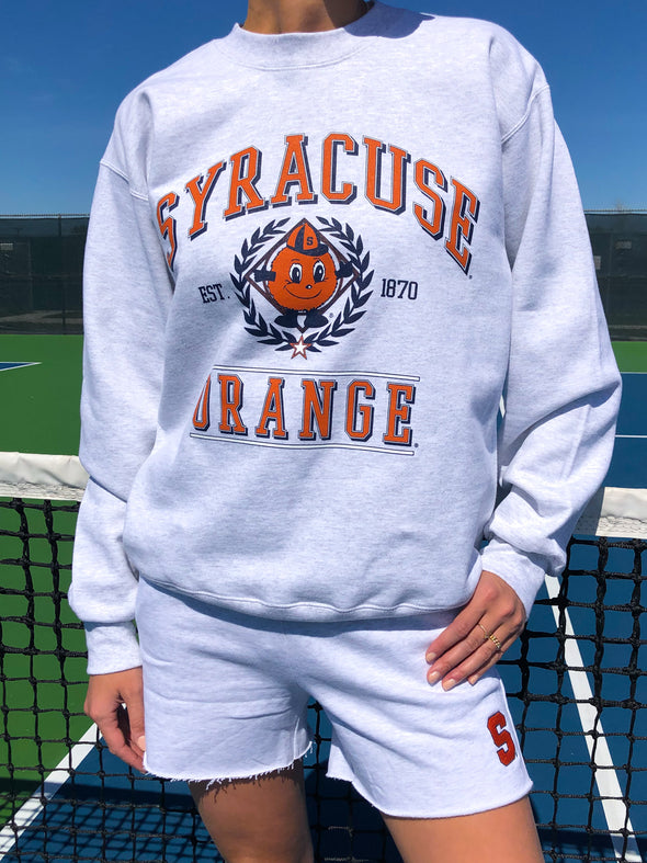 Syracuse University - Vintage Crewneck Sweatshirt - Ash Grey