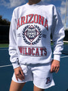 University of Arizona - Vintage Crewneck Sweatshirt - Ash Grey