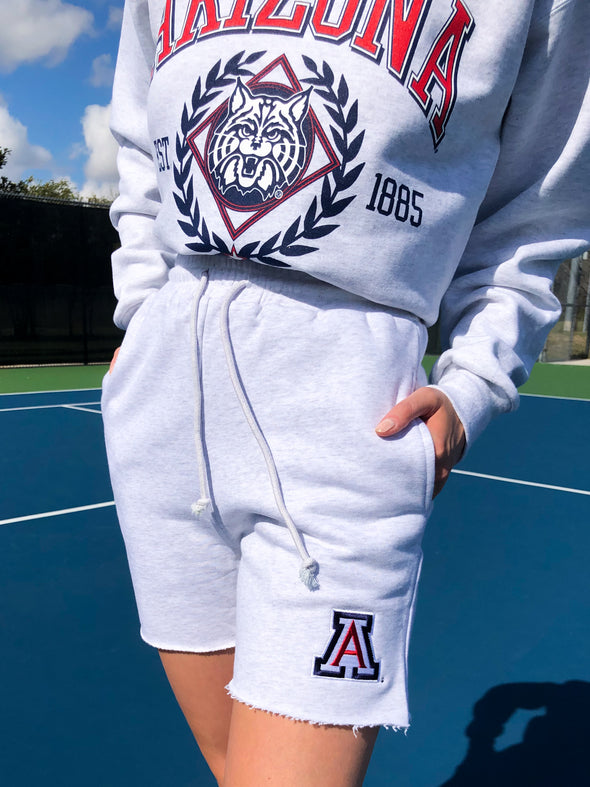 University of Arizona - The Campus Rec Sweat Short - Ash Grey