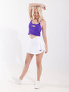LSU - The Campus Rec Active Skirt - White
