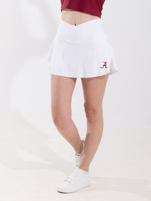 University of Alabama - The Campus Rec Active Skirt - White