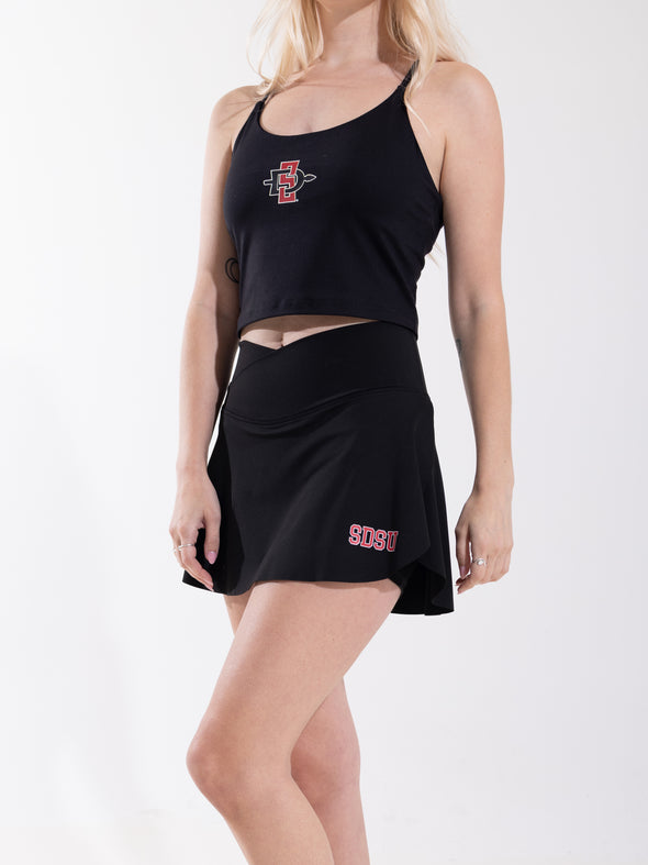 San Diego State - The Campus Rec Active Skirt - Black