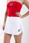 University of Kansas - The Campus Rec Active Skirt - White