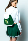 Baylor University - Vintage Leather Chenille BU Logo Mini-Backpack