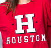 University of Houston - Vintage H Long Sleeve T-Shirt - Red