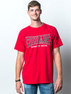 University of Houston - Retro Bend T-Shirt - Red