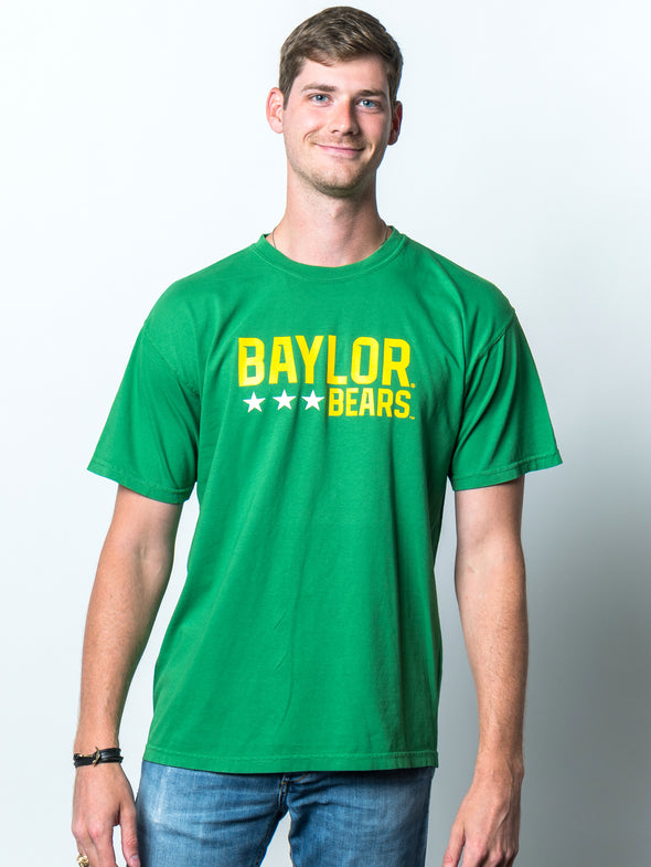 Baylor University - Triple Star T-Shirt - Green