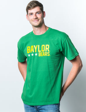 Baylor University - Triple Star T-Shirt - Green