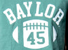 Baylor University - First Down Cropped T-Shirt - Light Green