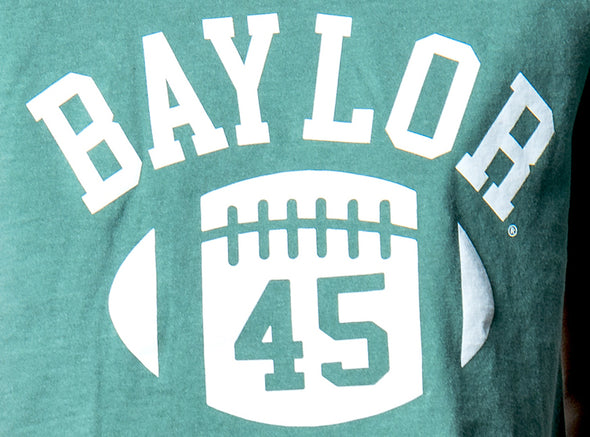 Baylor University - First Down Cropped T-Shirt - Light Green