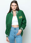 Baylor University - Retro Bend Vintage Replica Cotton Twill Coach's Jacket - Green