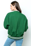 Baylor University - Retro Bend Vintage Replica Cotton Twill Coach's Jacket - Green