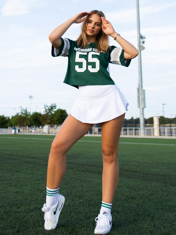 Michigan State University - Mesh Fashion Football Jersey - Green
