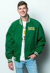 Baylor University - Retro Bend Vintage Replica Cotton Twill Coach's Jacket - Green